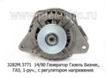  Генератор для Газель Бизнес, газ с дв.УМЗ-4216,  с регулятором напряжения, 1-руч. (БАТЭ)