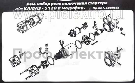 Ремкомплект стартера СТ 142 foto-3