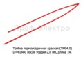 Трубка термоусадочная красная (ТМ04.0) foto-1