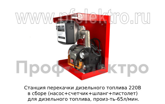 Станция перекачки дизельного топлива 220В foto-4