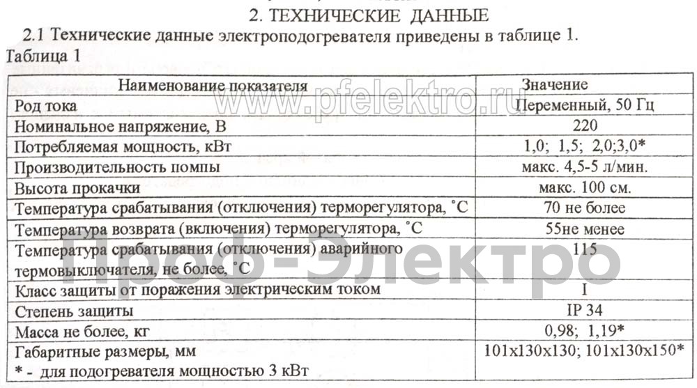 Подогреватель Старт-турбо с помпой 2,0 кВт/220В foto-5