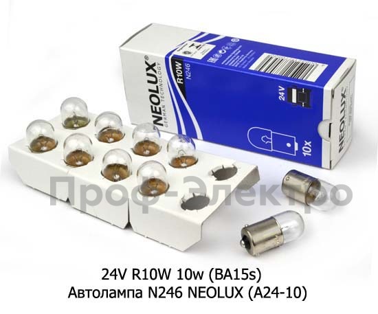 24V R10W 10w (BA15s) foto-3