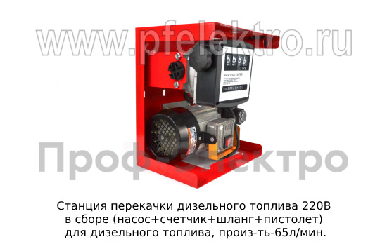 Станция перекачки дизельного топлива 220В foto-3