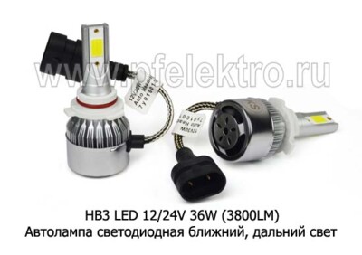 НВ3 LED 12/24V 36W (3800LM) foto-prevyu
