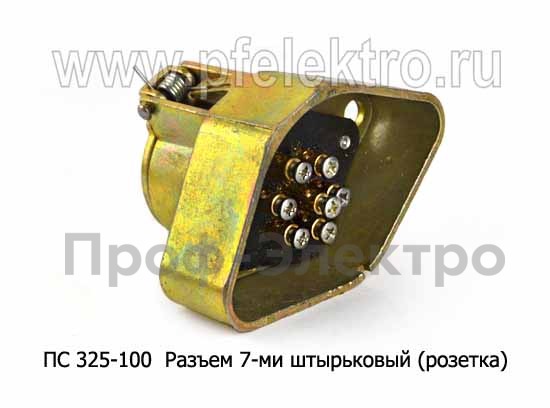 Разъем 7-ми штырьковый (розетка), все т/с (Завод)  Разъем 7-ми штырьковый (розетка), все т/с (Завод)