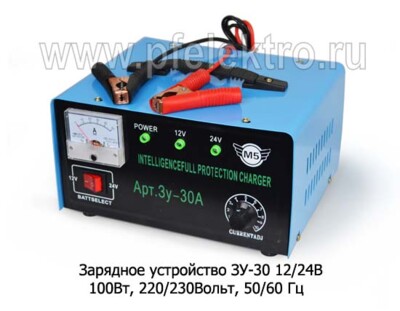 Зарядное устройство ЗУ-30 12/24В foto-prevyu