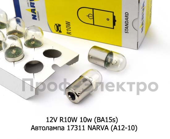 12V R10W 10w (BA15s) foto-2