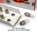 12V T4W 4w (BA9s) foto-2