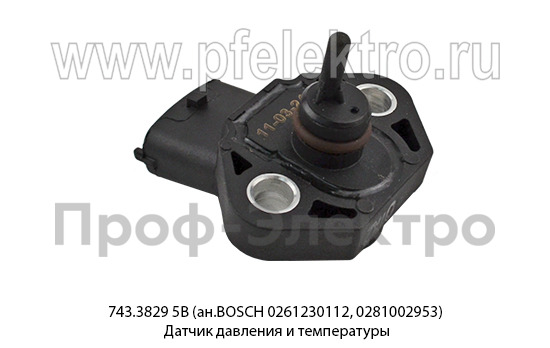 743.3829  5В (ан.BOSCH 0261230112, 0281002953) foto-3