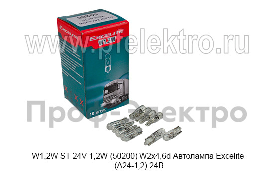 W1,2W ST 24V 1,2W (50200) W2x4,6d foto-1