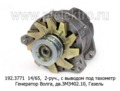  Генератор для Волга-24, -2410, -3102, -3110, дв.ЗМЗ402.10, Газель, 2-руч., с выводом под тахометр (ПРАМО-Электро)