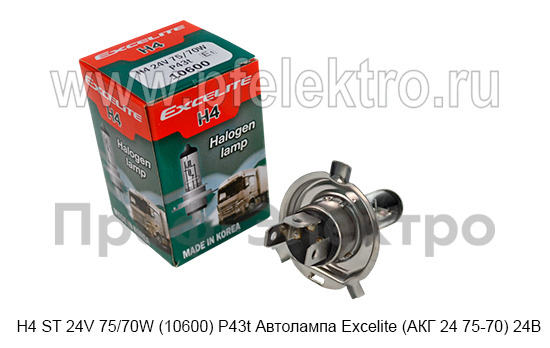 H4 ST 24V 75/70W (10600) P43t foto-2