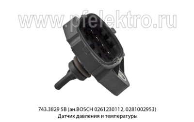 743.3829 5В (ан.BOSCH 0261230112, 0281002953) foto-prevyu