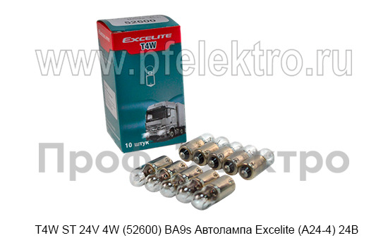 T4W ST 24V 4W (52600) BA9s foto-1