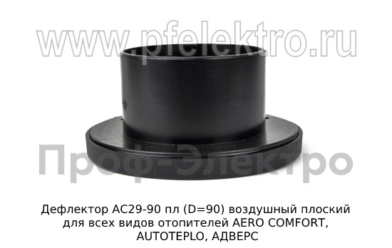 Дефлектор АС29-90 пл (D=90) foto-2