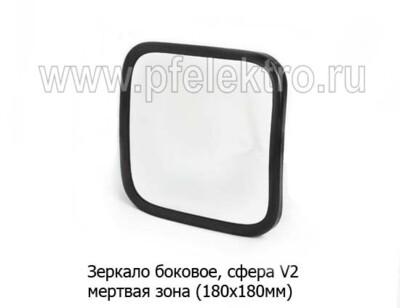 Зеркало боковое, сфера V2 (180х180) foto-prevyu