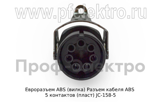 Евроразъем ABS (вилка) foto-4