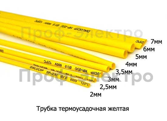 Трубка термоусадочная (D=7,0мм, после усадки-3,5 мм) L=1000мм  все т/с (ДЛ)  Трубка термоусадочная (D=7,0мм, после усадки-3,5 мм) L=1000мм  все т/с (ДЛ)