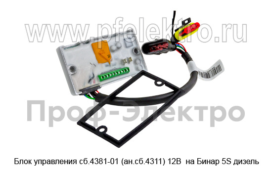 Блок управления сб.4381-01 (ан.сб.4311, ан. 3133) 12В foto-1