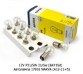 12V P21/5W 21/5w (BAY15d) foto-2