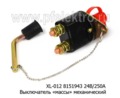 Выключатель массы XL-012 8151943 (ан.06-001) 12/24В 250А foto-1