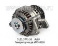  Генератор для газ, уаз с дв.УМЗ-4216 и модиф., 1-руч. (ЭЛТРА)