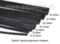  Трубка термоусадочная 3:1 (D=6,0мм, после усадки-2,0мм), L=1000мм, все т/с (КВТ)