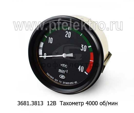 Тахометр 4000 об/мин, для паз-3205, паз-672 (АП) 0