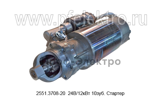 Стартер для БелАЗ, КЗКТ, МЗКТ, трактора ЧЗПТ, с двиг. ЯМЗ 8401.10, 846, 847, 85 (ЭЛТРА) 0